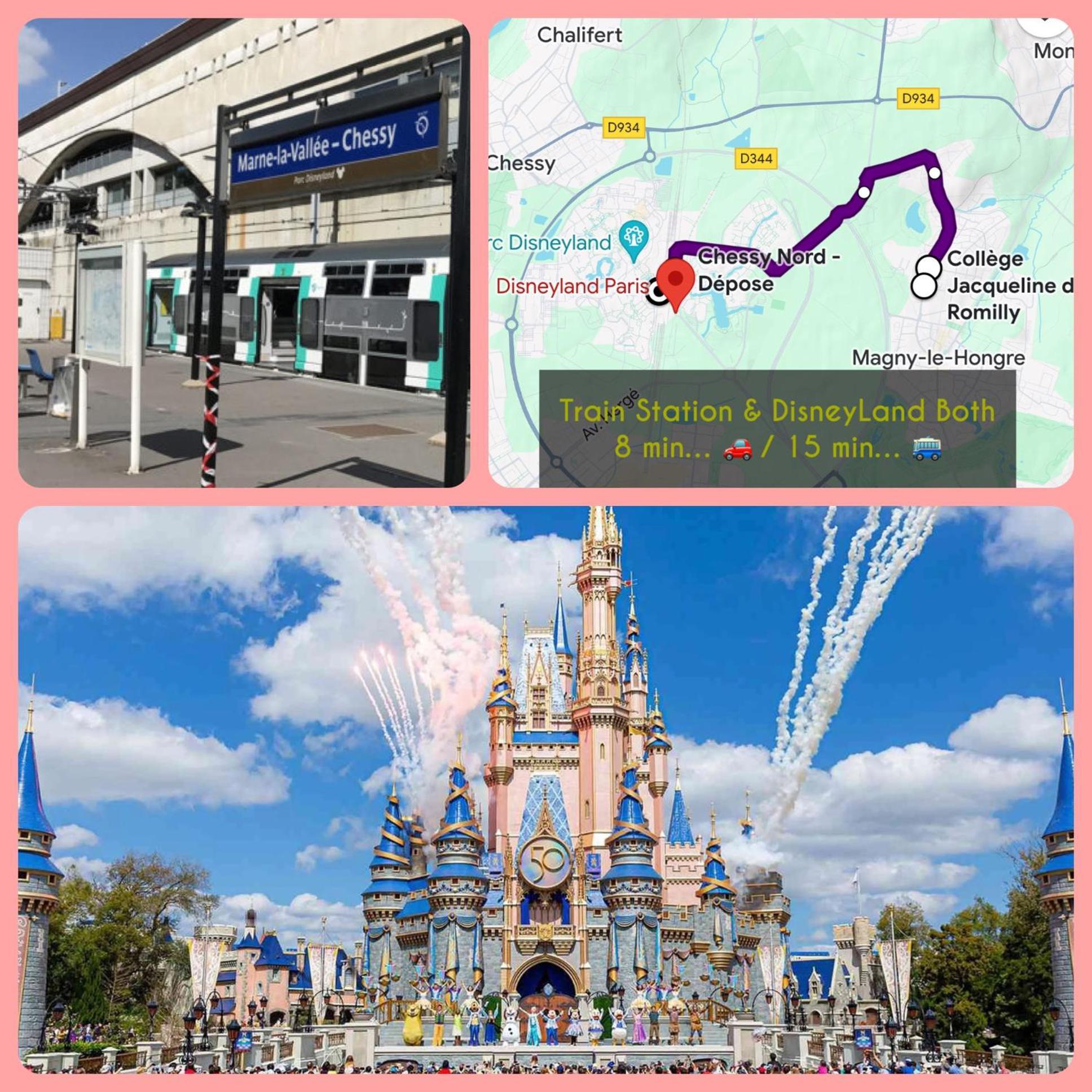 Once Upon A Time - 7Min From Disneyland - Free Private Parking - Self Checkin - Balcony - Barbecue Magny-le-Hongre Bagian luar foto