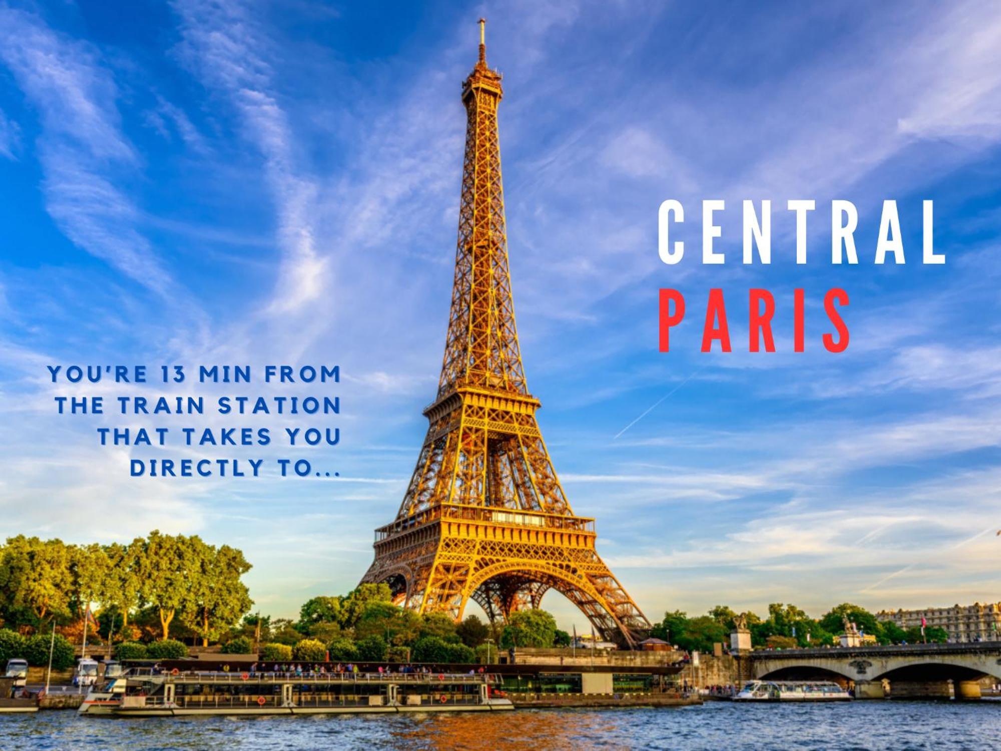 Once Upon A Time - 7Min From Disneyland - Free Private Parking - Self Checkin - Balcony - Barbecue Magny-le-Hongre Bagian luar foto
